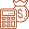 calculator and money icon